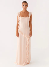 Naya Maxi Dress - Peach